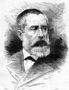 अगस्टे इमैनुएल वाउकोरबील (1821-1884) का पोर्ट्रेट, फ्रांसीसी संगीतकार और पेरिस ओपेरा के निदेशक। 26 जुलाई 1879 के "" ले मोंडे इलस्ट्र्रे "" एन ° 1165 में उत्कीर्णन। द्वारा फ्रेंच स्कूल