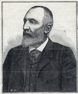 ऑगस्टे शेरेर-केस्टनर (शेउरर केस्टनर) (1833 -1899), रसायनज्ञ, उद्योगपति और अलसैटियन राजनीतिज्ञ का पोर्ट्रेट। 1897 से उत्कीर्णन। निजी संग्रह। द्वारा फ्रेंच स्कूल