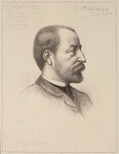 केमिली सेंट-सेन्स का पोर्ट्रेट (1835-1921) द्वारा फ्रेंच स्कूल