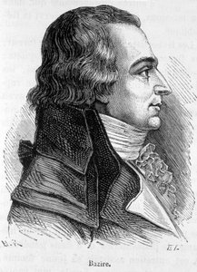 क्लाउड बसियर या बाज़ीरे (1764-1794) का पोर्ट्रेट, फ्रांसीसी राजनीतिज्ञ - हेनरी मार्टिन द्वारा "" ल'हिस्टोइरे डी फ्रांस "" में द्वारा फ्रेंच स्कूल