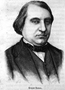 अर्नेस्ट रेनन का पोर्ट्रेट (1823 - 1892) - हेनरी मार्टिन द्वारा "" द हिस्ट्री ऑफ फ्रांस "" में द्वारा फ्रेंच स्कूल