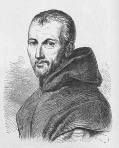 फादर मेर्सन का पोर्ट्रेट (1588 - 1648) - "" एल्बम ऑफ साइंस में; प्रसिद्ध विद्वान; महान खोजें ”” ”1896। द्वारा फ्रेंच स्कूल