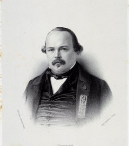 फ्रेंकोइस अगस्टे पेरिनॉन (1812-1861) का पोर्ट्रेट, 19 वीं शताब्दी के मार्टीनिक डिप्टी एनग्रेविंग चार्टर्स, मुसी डेस बीक्स आर्ट्स द्वारा फ्रेंच स्कूल