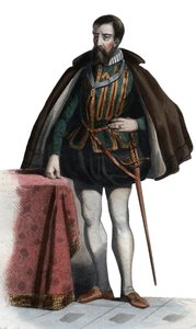 फ्रेंकोइस आई डे लोरेन (1519-1563), ड्यूक ऑफ गुइसे, ड्यूक ऑफ ऑमले, फ्रांसीसी सैनिक और राजनेता। द्वारा फ्रेंच स्कूल