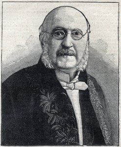 फ्रेंकोइस जूल्स सुइस का पोर्ट्रेट जूल्स साइमन (1814-1896), फ्रांसीसी दार्शनिक और राजनेता, "ले पेटिट पेरिसियन" में द्वारा फ्रेंच स्कूल
