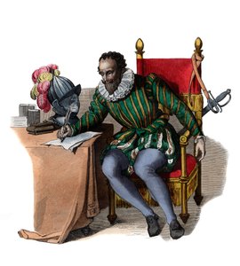 फ्रांकोइस डी मल्हर्बे (1555-1628), फ्रांसीसी कवि, आलोचक और अनुवादक। द्वारा फ्रेंच स्कूल