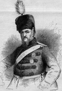 डेनमार्क के राजा फ्रेडरिक VII (1808-1863) का पोर्ट्रेट। 28 नवंबर 1863 के "" ले मोंडे इलस्ट्रे "" एन ° 346 में उत्कीर्णन। द्वारा फ्रेंच स्कूल