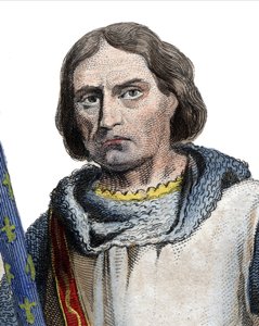 Gaucher V de Chastillon का पोर्ट्रेट (c.1249-1329), फ्रांस का कांस्टेबल। द्वारा फ्रेंच स्कूल