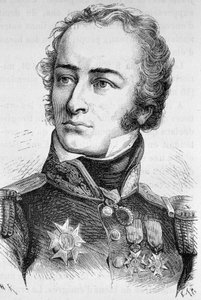 जनरल फे का पोर्ट्रेट - हेनरी मार्टिन द्वारा "" L'Histoire de France "" में द्वारा फ्रेंच स्कूल
