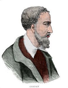 Gerolamo Cardano का पोर्ट्रेट (Girolamo Cardano, Hieronymus Cardanus या Jerome Cardan) द्वारा फ्रेंच स्कूल
