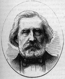 हेनरी लैब्राउस्ट (1801-1875), फ्रांसीसी वास्तुकार का पोर्ट्रेट। 2 मई 1874 को "" ले मोंडे इलस्ट्रे "" n ° 890 में उत्कीर्णन। द्वारा फ्रेंच स्कूल