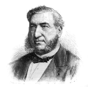 हेनरी लेग्रैंड डू सौल का पोर्ट्रेट (1830-1886), फ्रांसीसी मनोचिकित्सक। "" द इलस्ट्रेटेड वर्ल्ड "" में उत्कीर्णन द्वारा फ्रेंच स्कूल