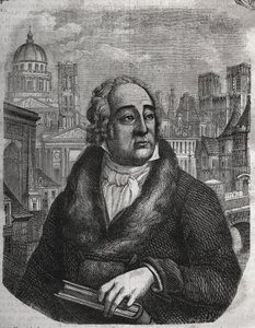 जैक्स-एंटोनी दुलाउरे (जैक्स एंटोनी) (1755-1835) का पोर्ट्रेट फ्रांसीसी पुरातत्वविद् और इतिहासकार - जैक्स एंटोनी दुलारे द्वारा "पेरिस का भौतिक, नागरिक और नैतिक इतिहास: पहले ऐतिहासिक समय से आज तक" में उत्कीर्णन। 1853 द्वारा फ्रेंच स्कूल