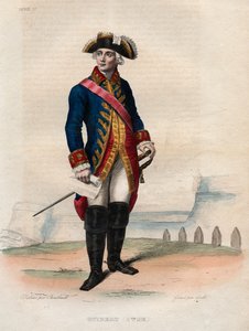 जैक्स एंटोनी हिप्पोलीट, कॉम्टे डी गुइबार्ट (1743-1790), फ्रांसीसी सामान्य और सैन्य लेखक के चित्र द्वारा फ्रेंच स्कूल