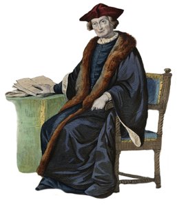 थू (थुआनस) (1553-1617), फ्रांसीसी इतिहासकार, पुस्तक संग्रहकर्ता और पार्लेमेंट डे पेरिस के अध्यक्ष द्वारा जैक्स अगस्टे (जैक्स-अगस्टे) का पोर्ट्रेट। एडमंड मेनेचेटा द्वारा "" ले प्लुटार्क फ़्रैंकैस "" से चित्रण द्वारा फ्रेंच स्कूल
