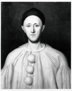 पिय्रोट के रूप में जीन चार्ल्स डेराबौ (1829-73) का चित्रण