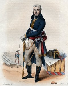 जीन विक्टर मोरे का पोर्ट्रेट (1763-1813), फ्रांसीसी जनरल। द्वारा फ्रेंच स्कूल