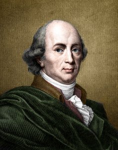 जोहान गॉटफ्रीड हेरडर (1744-1803) जर्मन दार्शनिक और लेखक के चित्र। (बाद में कलौंजी) द्वारा फ्रेंच स्कूल
