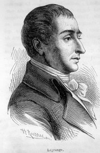 जोसेफ लुइस का पोर्ट्रेट, काउंट ऑफ लैग्रेंज (1736-1813), फ्रांसीसी गणितज्ञ - हेनरी मार्टिन द्वारा "" ल'हिस्टोइरे डी फ्रांस" में द्वारा फ्रेंच स्कूल