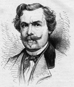 जूल्स डी गोनकोर्ट का पोर्ट्रेट (1830-1870), फ्रांसीसी लेखक। 2 जुलाई 1870 के "" ले मोंडे इलस्ट्र्रे "" एन ° 690 में उत्कीर्णन। द्वारा फ्रेंच स्कूल
