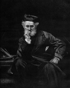लियोन कॉगनेट (1794-1880) का पोर्ट्रेट, फ्रांसीसी चित्रकार। 4 दिसंबर 1880 के "" ले मोंडे इलस्ट्रे "" एन ° 1236 में उत्कीर्णन। द्वारा फ्रेंच स्कूल