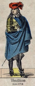 लुई-जोसेफ (लुई जोसेफ) डी बॉर्बन (1645-1712) का पोर्ट्रेट, जिसे ग्रैंड वेंडोम, ड्यूक ऑफ पेंटीविरे और मर्क्यूर, फिर ड्यूक ऑफ वेंडोम और फ्रांस की जोड़ी के रूप में जाना जाता है। 19वीं सदी के अंत से एपिनल की छवि। द्वारा फ्रेंच स्कूल