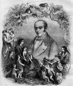 लुई बेनोइट गुर्सेंट (1777-1848), फ्रांसीसी चिकित्सक का पोर्ट्रेट। द्वारा फ्रेंच स्कूल