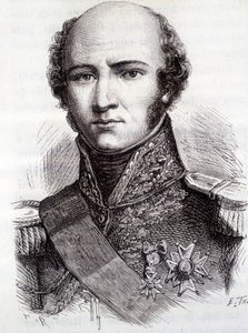 लुइस निकोलस का पोर्ट्रेट (लुई-निकोलस) डी'वाउट, डिट डावाउट (1770-1823), ड्यूक ऑफ ऑरस्टेड, प्रिंस ऑफ एकमुहल, फ्रांस के मारेचल - हेनरी मार्टिन द्वारा "" ल'हिस्टोइरे डी फ्रांस" में द्वारा फ्रेंच स्कूल