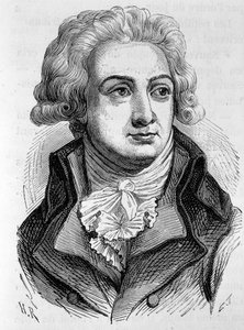 मैरी जीन हेरॉल्ट डी सेशेल्स (1759-1794) का पोर्ट्रेट, फ्रांसीसी राजनीतिज्ञ - हेनरी मार्टिन द्वारा "ल'हिस्टोइरे डी फ्रांस" में द्वारा फ्रेंच स्कूल