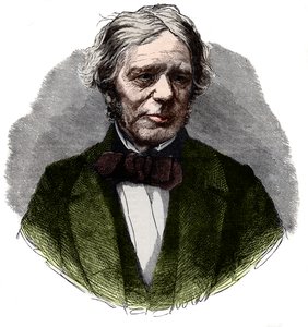 माइकल फैराडे का पोर्ट्रेट (1791-1867), अंग्रेजी केमिस्ट और भौतिकशास्त्री। द्वारा फ्रेंच स्कूल