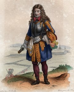 द फाल्कनरी के निकोलस कैटिनेट का पोर्ट्रेट (1637-1712), फ्रांसीसी सैन्य कमांडर और फ्रांस का मार्शल द्वारा फ्रेंच स्कूल