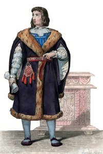 फिलिप डे कॉमिंस (कॉमिनेस या कॉमिंस) (1447-1511), फ्रेंच लेखक और राजनयिक का पोर्ट्रेट। द्वारा फ्रेंच स्कूल