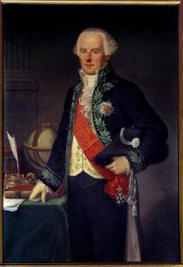 पियरे साइमन का पोर्ट्रेट, मार्क्विस डी लाप्लास (1749-1827), गणितज्ञ, भौतिक विज्ञानी और खगोलशास्त्री। इकोले फ़्रैंचाइज़ की पेंटिंग। 19वीं सदी का पेरिस, वेधशाला का संग्रहालय द्वारा फ्रेंच स्कूल