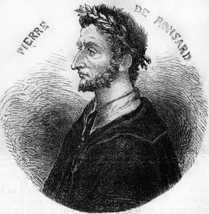 पियरे डी रोन्सार्ड का पोर्ट्रेट, कवि (1524-1585)। "" फ्रांस का लोकप्रिय इतिहास "" में, एसडी। लगभग 1885. उत्कीर्णन। द्वारा फ्रेंच स्कूल