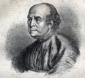 पोप निकोलस वी (1398-1455) का पोर्ट्रेट "हिस्ट्री ऑफ़ द पोप्स" (...) क्राइम्स ऑफ़ द क्वीन किंग एंड एम्परर्स थ्रू द सेंचुरी" में उत्कीर्णन द्वारा मौरिस लाचत्रे द्वारा फ्रेंच स्कूल