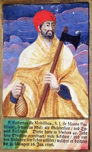 रॉबर्टो डी नोबिली का पोर्ट्रेट (1577-1656) द्वारा फ्रेंच स्कूल