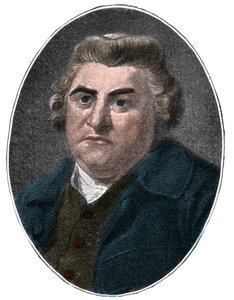 थॉमस वार्टन (1728-1790) अंग्रेजी साहित्यकार, आलोचक और कवि के चित्र। 19 वी सदी। द्वारा फ्रेंच स्कूल
