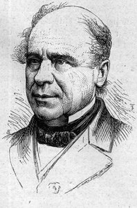 उस्ताज़ादे सिल्वेस्ट्रे डी सैसी (1801-1879) का पोर्ट्रेट, फ्रांसीसी साहित्यिक आलोचक और शिक्षाविद। 14 मार्च 1874 के "" ले मोंडे इलस्ट्र्रे "" एन ° 883 में उत्कीर्णन। द्वारा फ्रेंच स्कूल