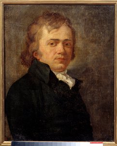 एक बार फ्रांसीसी शाही कवि आंद्रे चेनियर (1762-1794) के रूप में पहचाने जाने वाले मनुष्य के चित्र। बेनामी फ्रेंच पेंटिंग द्वारा फ्रेंच स्कूल