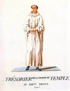 मंदिर की सभा के कोषाध्यक्ष का चित्र, 1786 (कागज पर wc) द्वारा फ्रेंच स्कूल