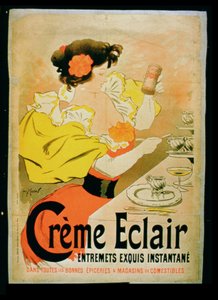 पोस्टर विज्ञापन Creme Eclair इंस्टेंट मिठाई