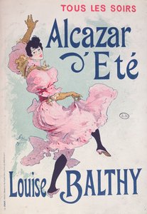 एलिसार डीएटी के लिए पोस्टर, लुईस बल्टी अभिनीत, 1893