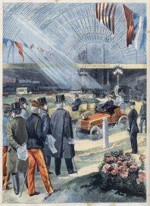 फ्रांस गणराज्य के राष्ट्रपति एमिल लुबेट (1838-1929) ने "ले पेटिट पेरिसियन" में पेरिस में चैंप डी मार्स (चैंप्स-डी-मार्स) में मशीन गैलरी में औद्योगिक अल्कोहल की प्रदर्शनी लगाई है। द्वारा फ्रेंच स्कूल