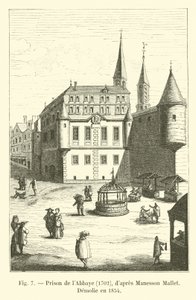 प्रिज़न डे लैबबे, 1702, मैनसन मैलेट, डेमोली एन 1854 द्वारा फ्रेंच स्कूल