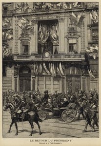 फ्रांस के राष्ट्रपति फेलिक्स फॉरेस की अपनी रूस यात्रा, 1897 से वापसी द्वारा फ्रेंच स्कूल