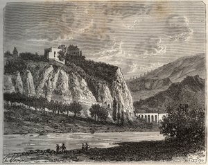 सेंट-पॉल-एन-कॉर्निलॉन (सेंट पॉल एन कॉर्निलन) - लॉयर, रोन-आल्प्स क्षेत्र में - वी.-ए द्वारा "ला फ्रांस इलस्ट्री: भूगोल, इतिहास, सांख्यिकीय प्रशासन" में उत्कीर्णन। माल्ट-ब्राउन। १८८४ द्वारा फ्रेंच स्कूल
