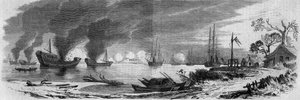 फ्रांस और इंग्लैंड और चीन के बीच दूसरा अफीम युद्ध (1858-1860): अंग्रेजी और फ्रांसीसी बेड़े के खिलाफ आग लगाने वाली सामग्री से लदे चीनी कबाड़। चीन द्वारा फ्रेंच स्कूल