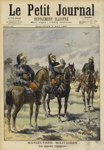 सैन्य युद्धाभ्यास, Soissons, फ्रांस पर वाहक कबूतरों का उपयोग करते हुए सैनिक द्वारा फ्रेंच स्कूल