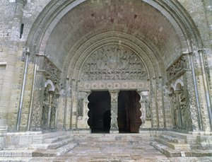 साउथ पोर्टल, c.1115 बनाया गया द्वारा फ्रेंच स्कूल