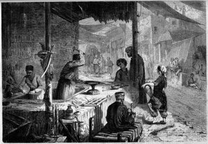 स्ट्रीट मेटियर: तुर्की के ट्रेबिजोंडे की गलियों में एक दमिश्क बंदूकधारी द्वारा फ्रेंच स्कूल